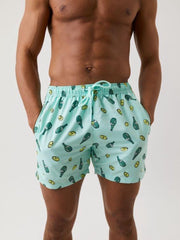 Björn Borg loose short sylvester lemon splash blauw - S