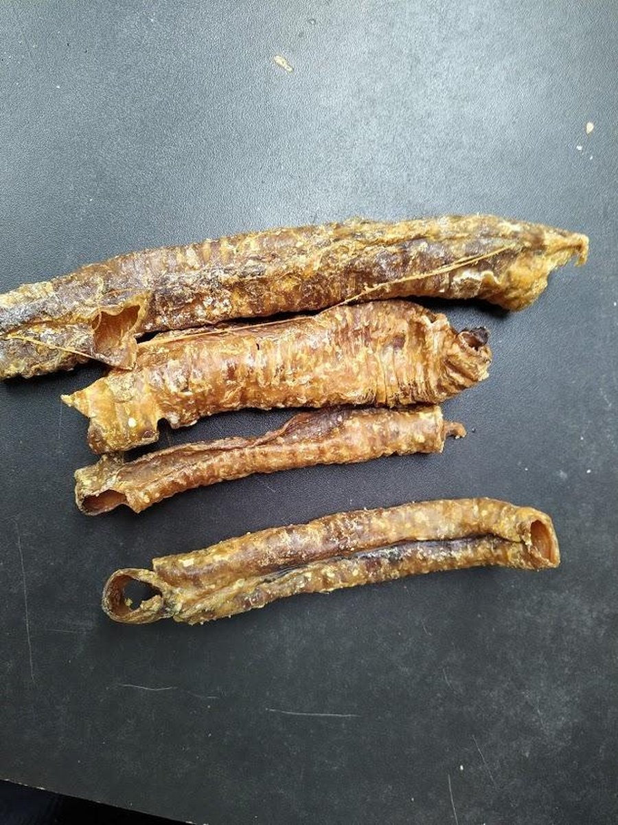 Lamsluchtpijp van de snackmeester 1kg 100% natuurlijk natural naturel