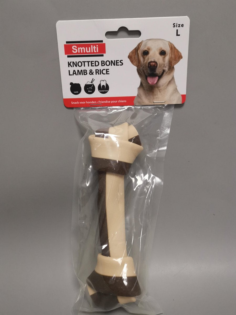 SMULTI KNOTTED BONES LAMB & RICE  L SIZE