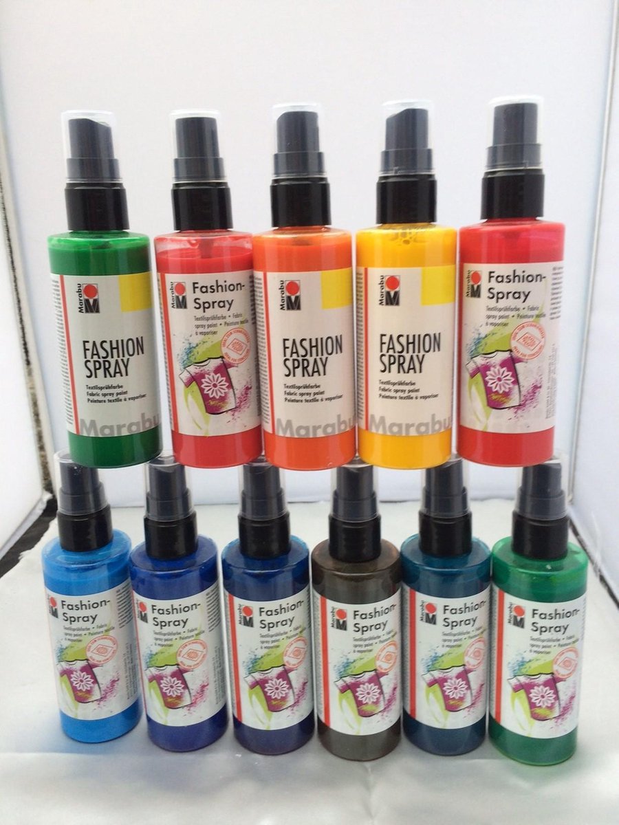 Set 2 11 spray flesjes fashion spray
