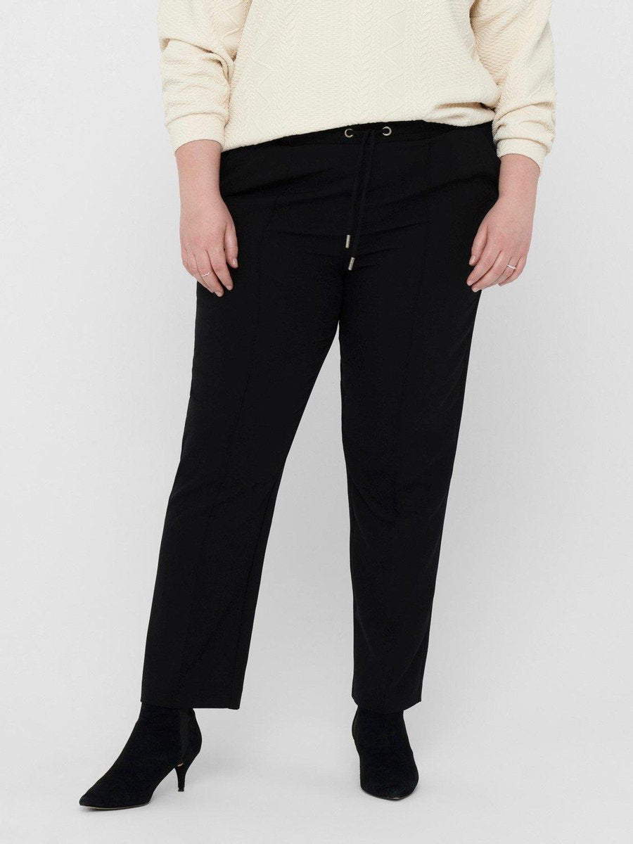 Only Carmakoma Caredith Broek/Pantalon Zwart Maat 46/48