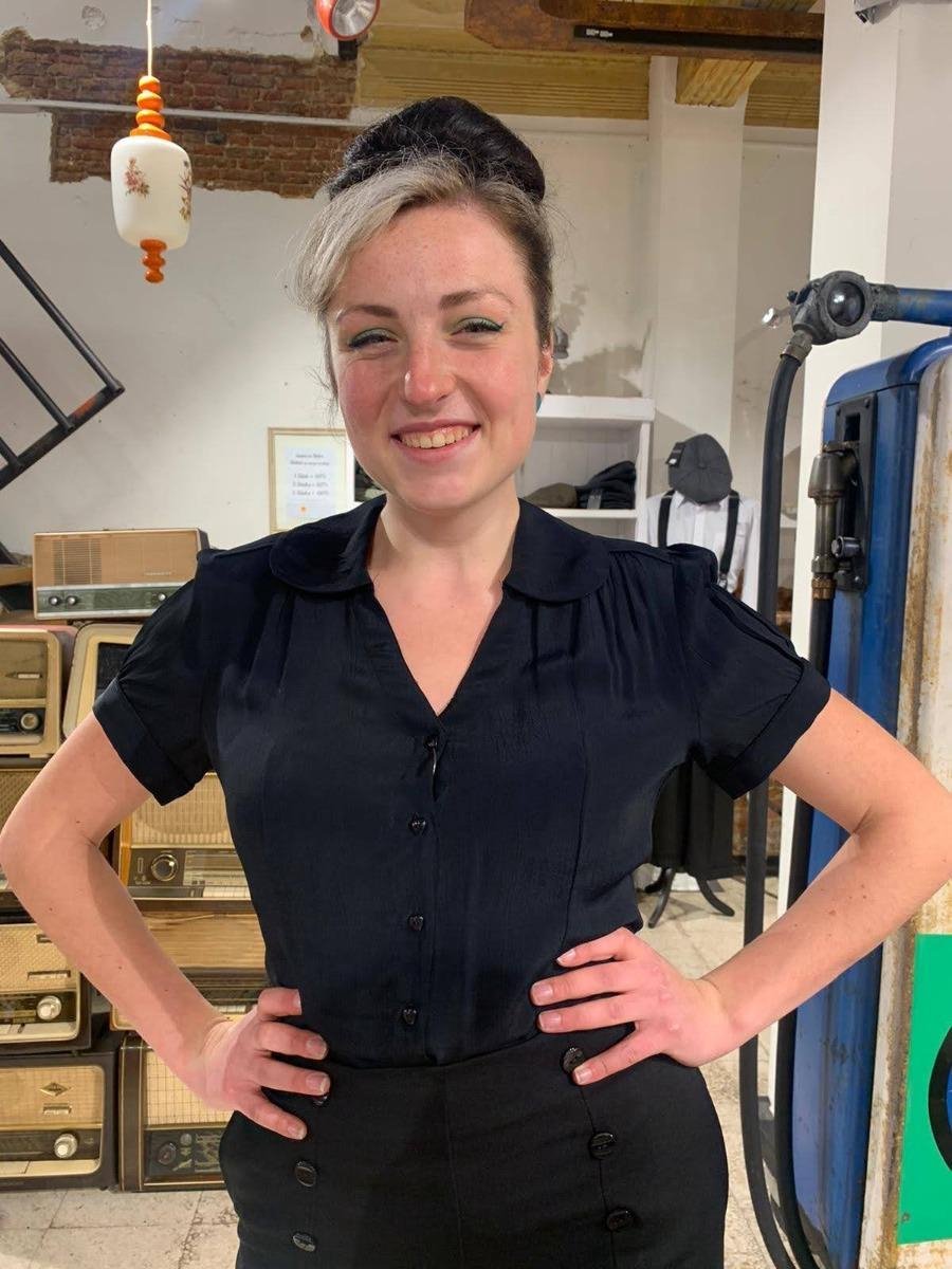 Lana Blouse Zwart