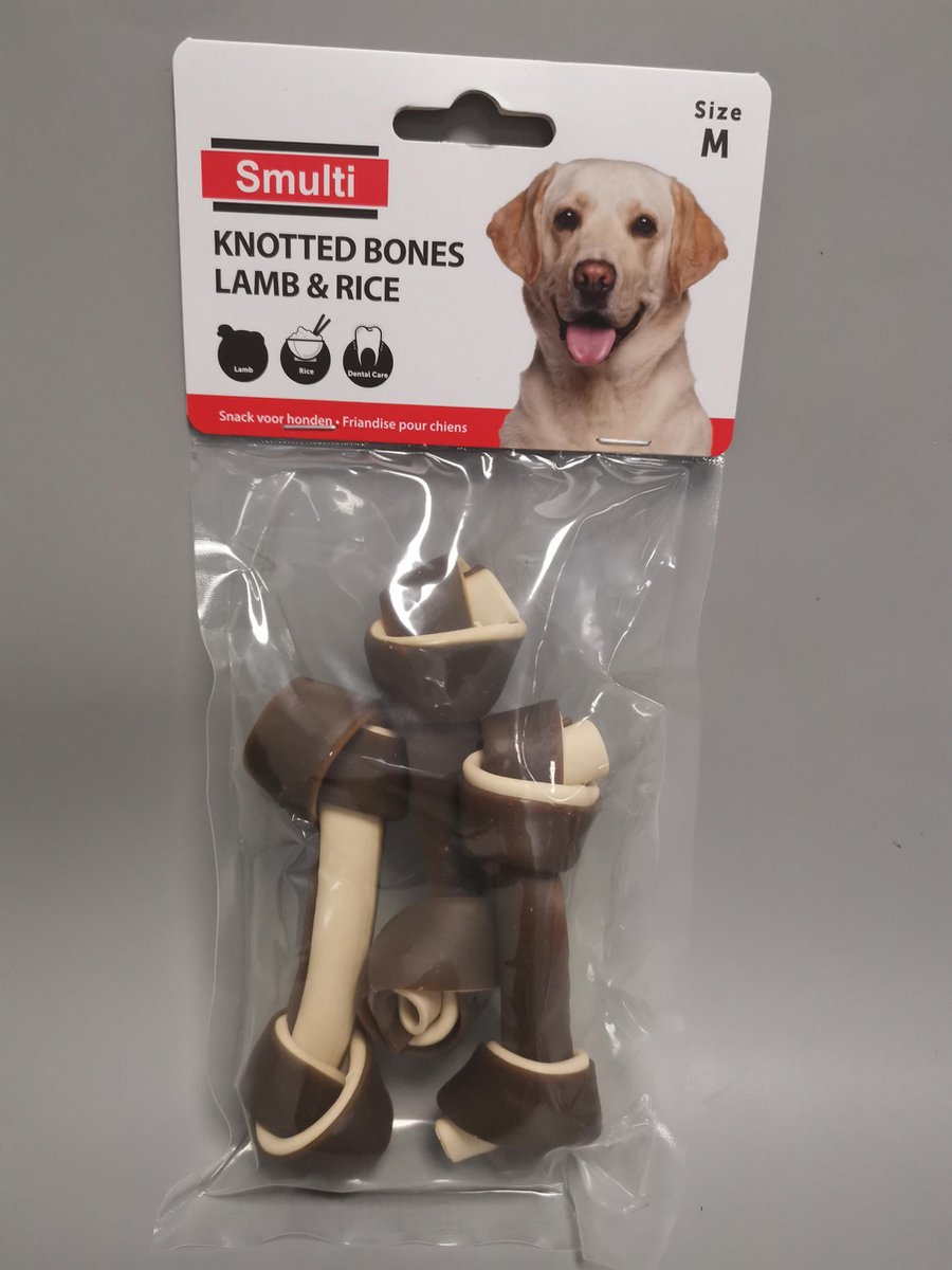 SMULTI KNOTTED BONES LAM & RICE M SIZE