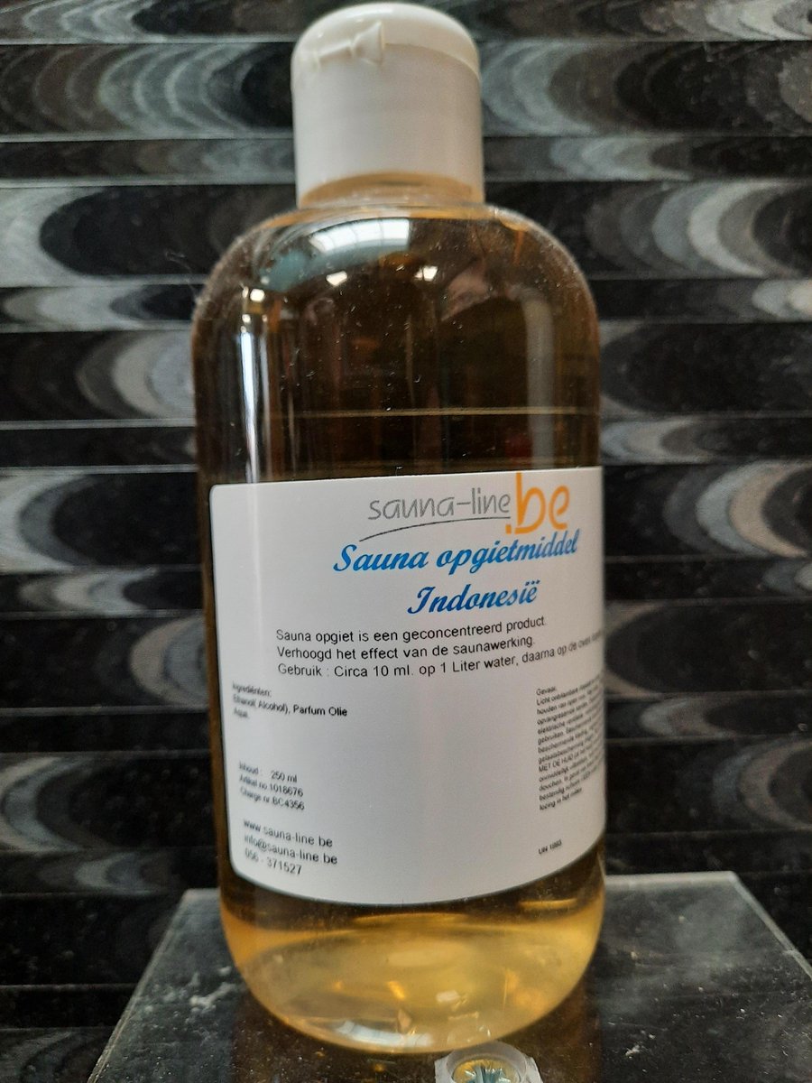 sauna opgietmiddel  indonesië 250 ml-sauna geuren - sauna opgiet