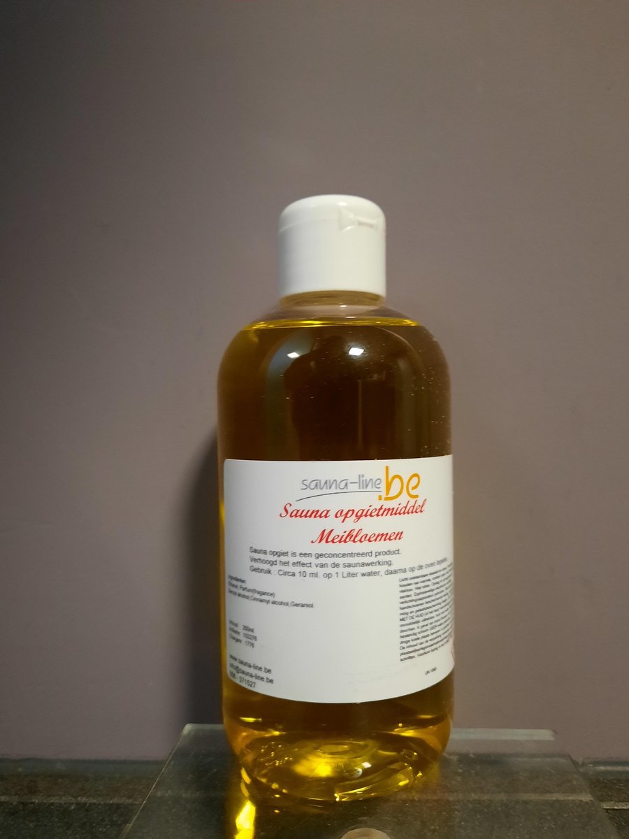 sauna opgietmiddel mei bloemen 250 ml-sauna geuren - sauna opgiet