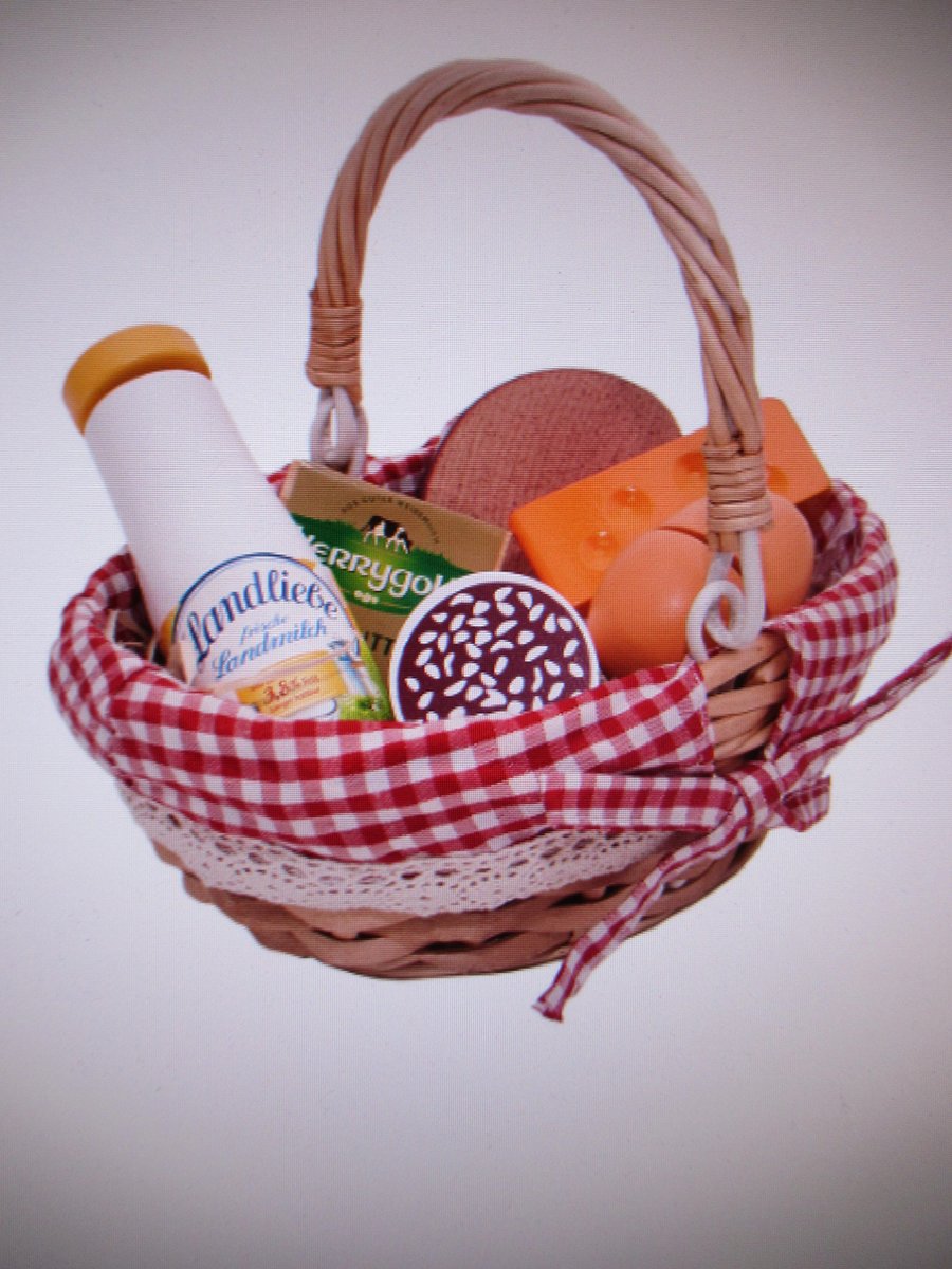 Tanner gevulde picknickmand