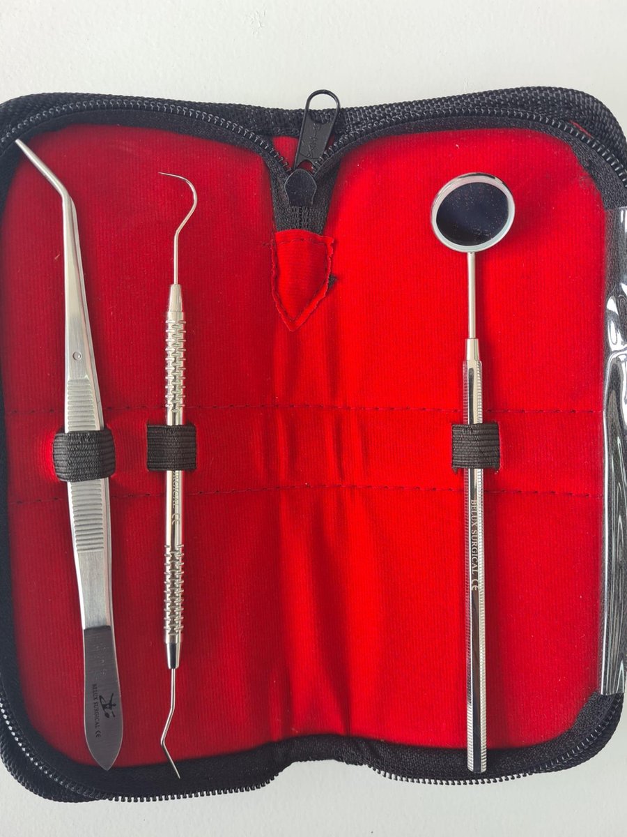 Belux Surgical / Tandheelkundige PMT-onderzoekskit - Mondspiegel