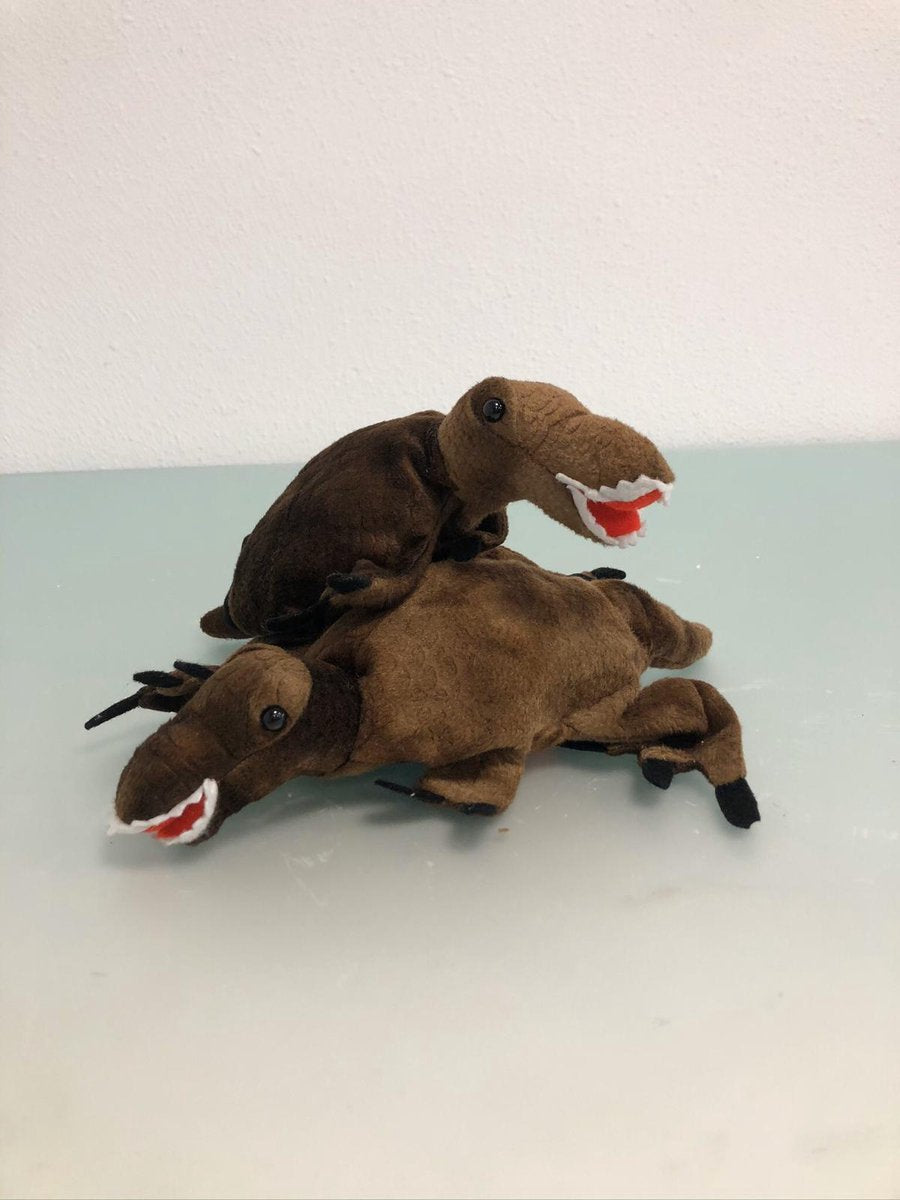 Dinosaurus handpop (per twee)
