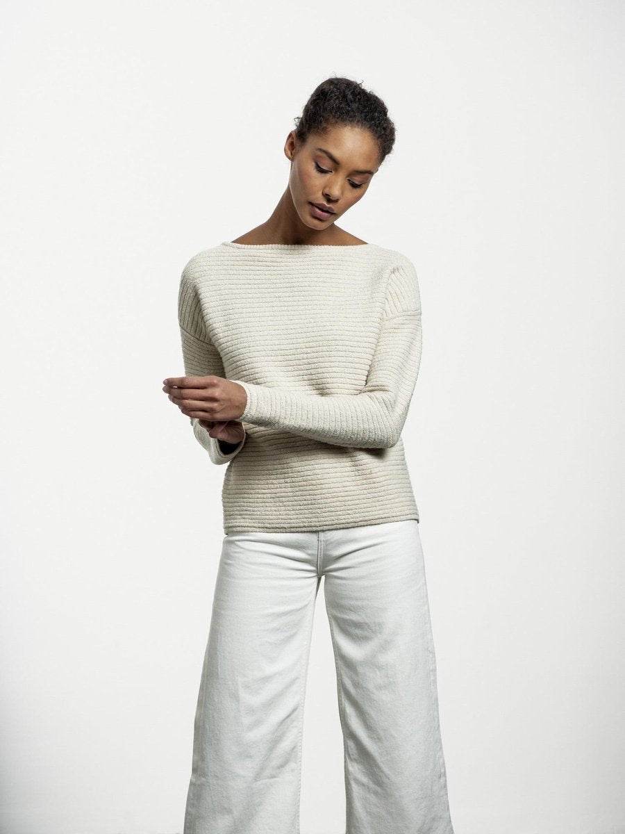 Loop.a life - Dames Trui - Duurzame Trui - Favourite Sweater - Beige - Dames Sweater - Maat XL