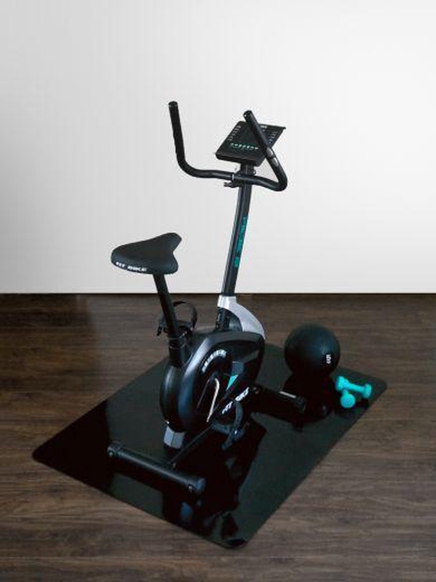 Onderlegmat / beschermmat voor fitnessapparaten - Zwart - 120x150 cm