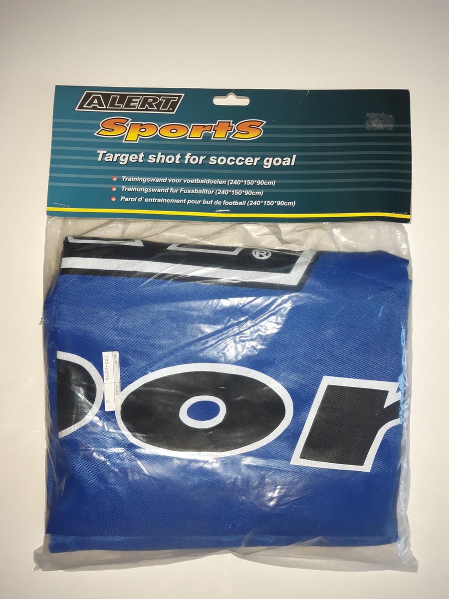 Alert Sports - Trainingswand voor voetbaldoelen 240x150x90cm.
