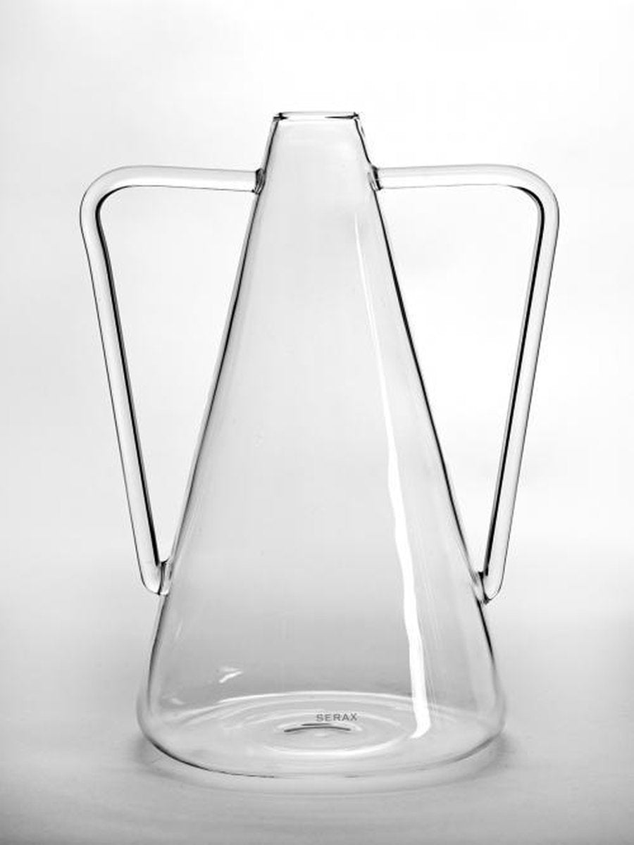 SERAX GIORGIO BONAGURO ROMA KARAF / VAAS GLAS 15X19CM H25.5CM HELDER