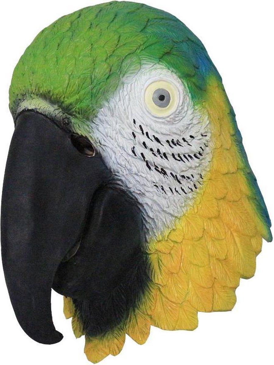 vogelmasker - Blauwgele Ara papegaai