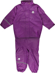 CeLavi Regenpak kinderen - Paars - maat 100 (98-104cm)