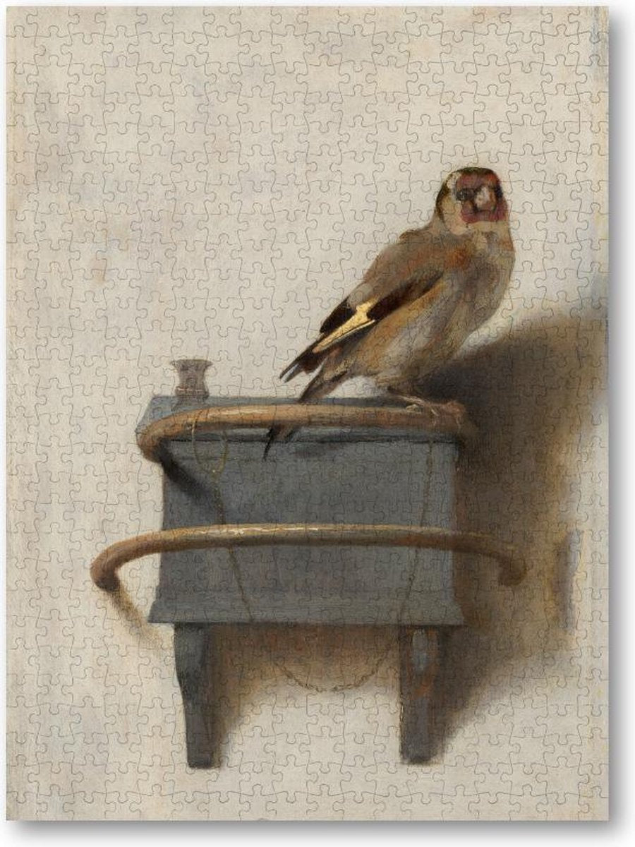 Het puttertje - Carel Fabritius - 500 Stukjes puzzel voor volwassenen -
