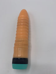 Hydas - Stevige Ribbel Vibrator - voor echt gevoel - Multispeed - Beige - 18 cm - neutrale Cadeaubox - ideaal om te geven of te ontvangen - art 860