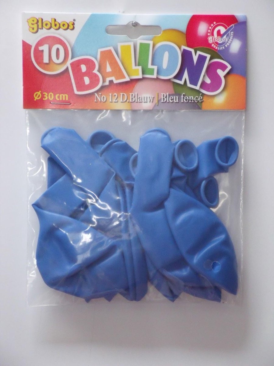 Blauwe Ballonnen 30cm 10 stuks