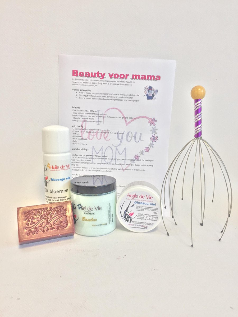 Mama Wellnesspakket. Geef mama zelf een schoonheidsbehandeling