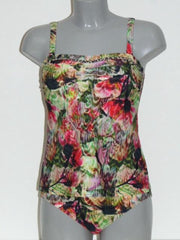 Mila Exotic Vibe Groen/Print - Tankini Maat: 46
