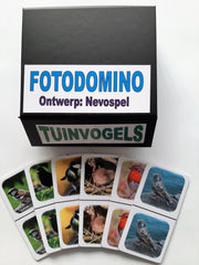 Denkspel voor mensen met dementie FotoDomino Tuinvogels