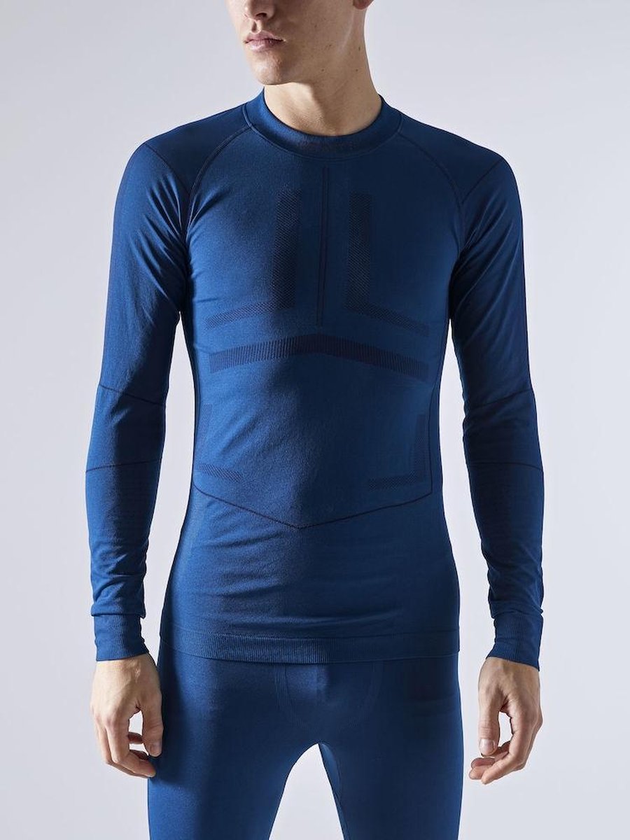 Active Intensity CN LS M Navy Blauw - Heren maat: S    heren > wintersport kleding > thermo ondergoed