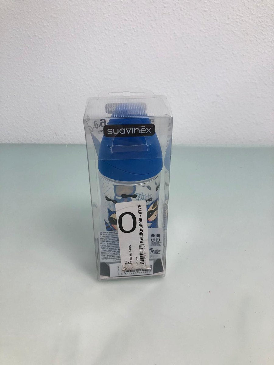 Baby drinkfles. Blauw