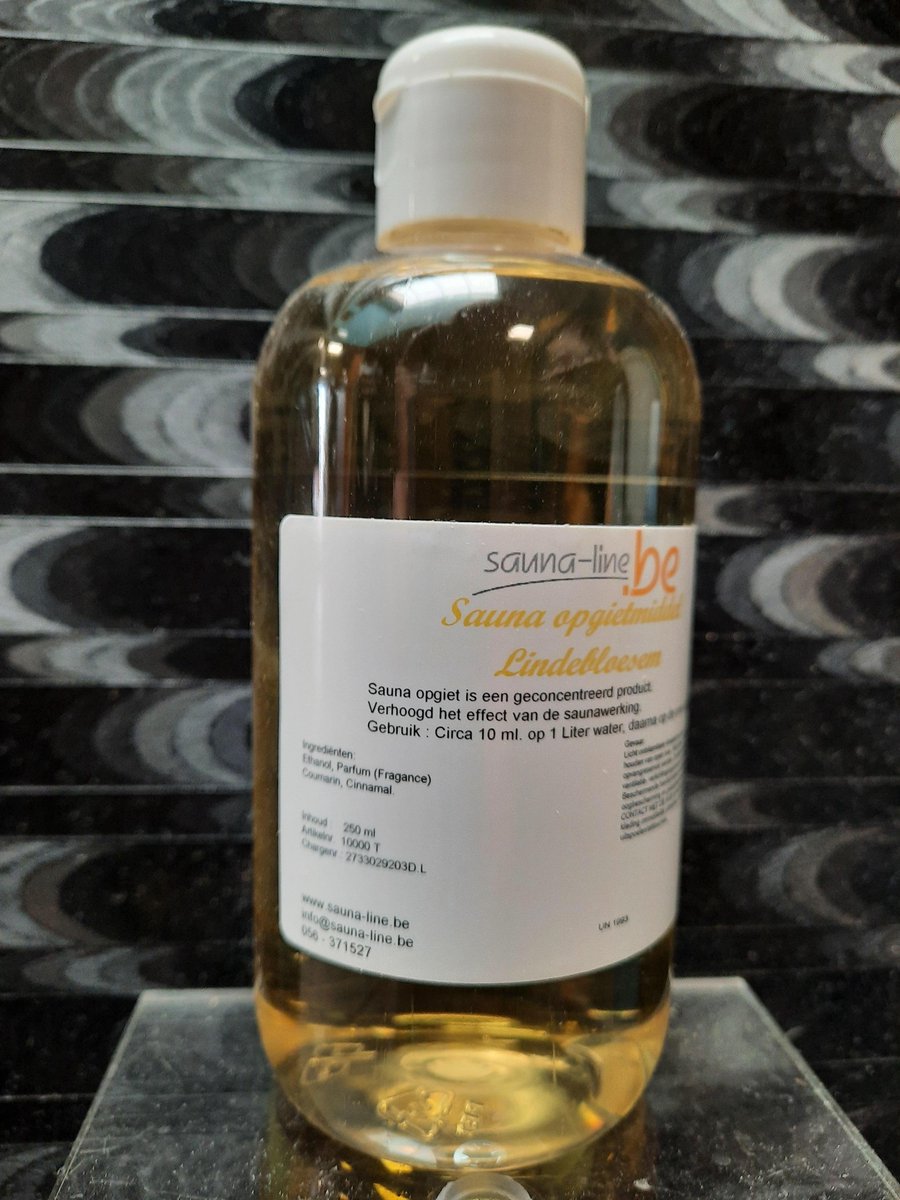sauna opgietmiddel  lindebloesem  250 ml - sauna geuren - sauna opgiet