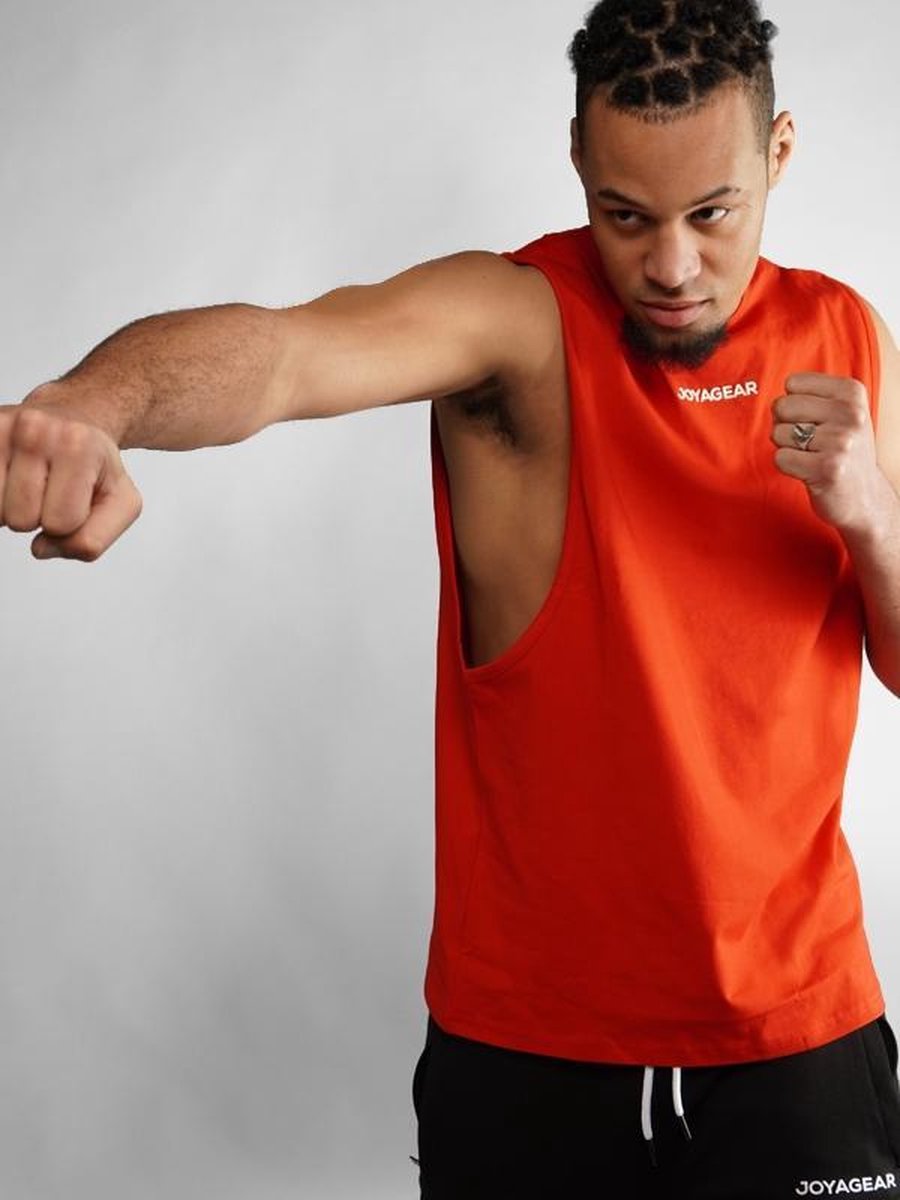 Joya Gear Southpaw Tank Top - Katoen - Rood - XXL