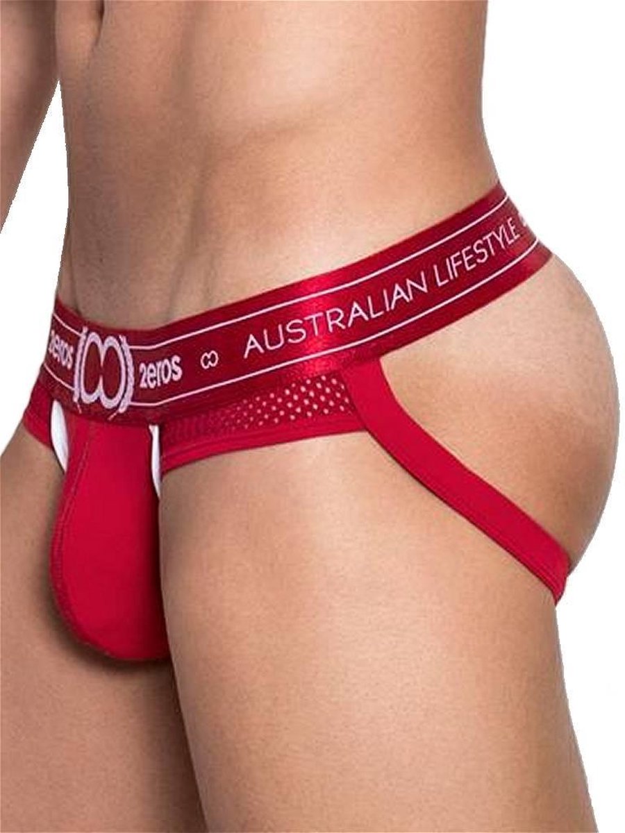2EROS Apollo Jockstrap Solar Rood - MAAT XL - Heren Ondergoed - Jockstrap Heren - Heren Jock