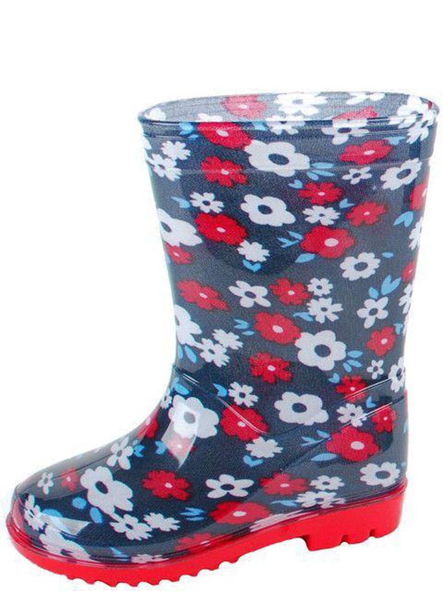 Gevavi Boots Flower meisjeslaars pvc blauw 30