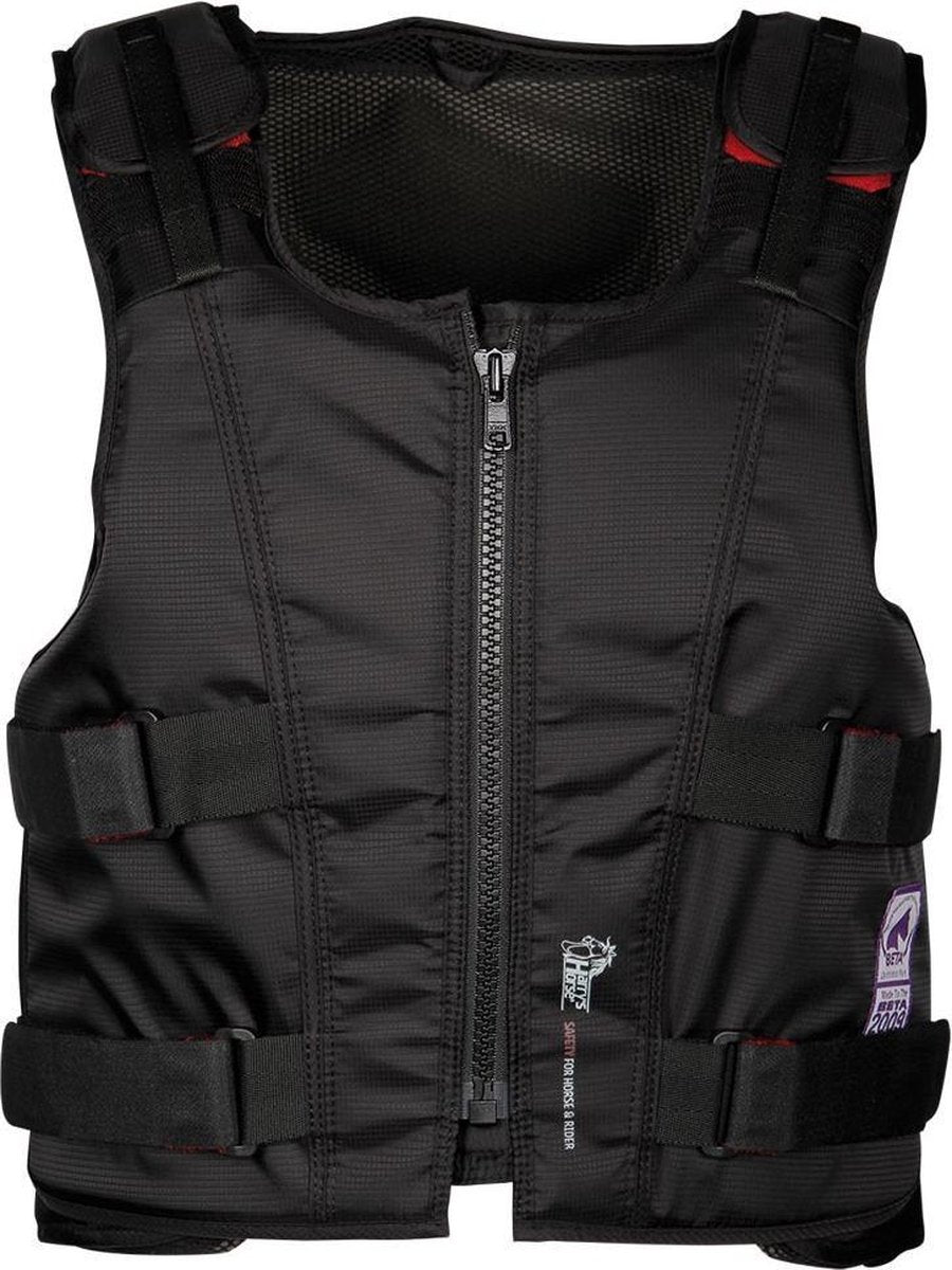 RelaxPets - Harry's Horse - Bodyprotector - SlimFit - Volwassenen - Zwart - XS