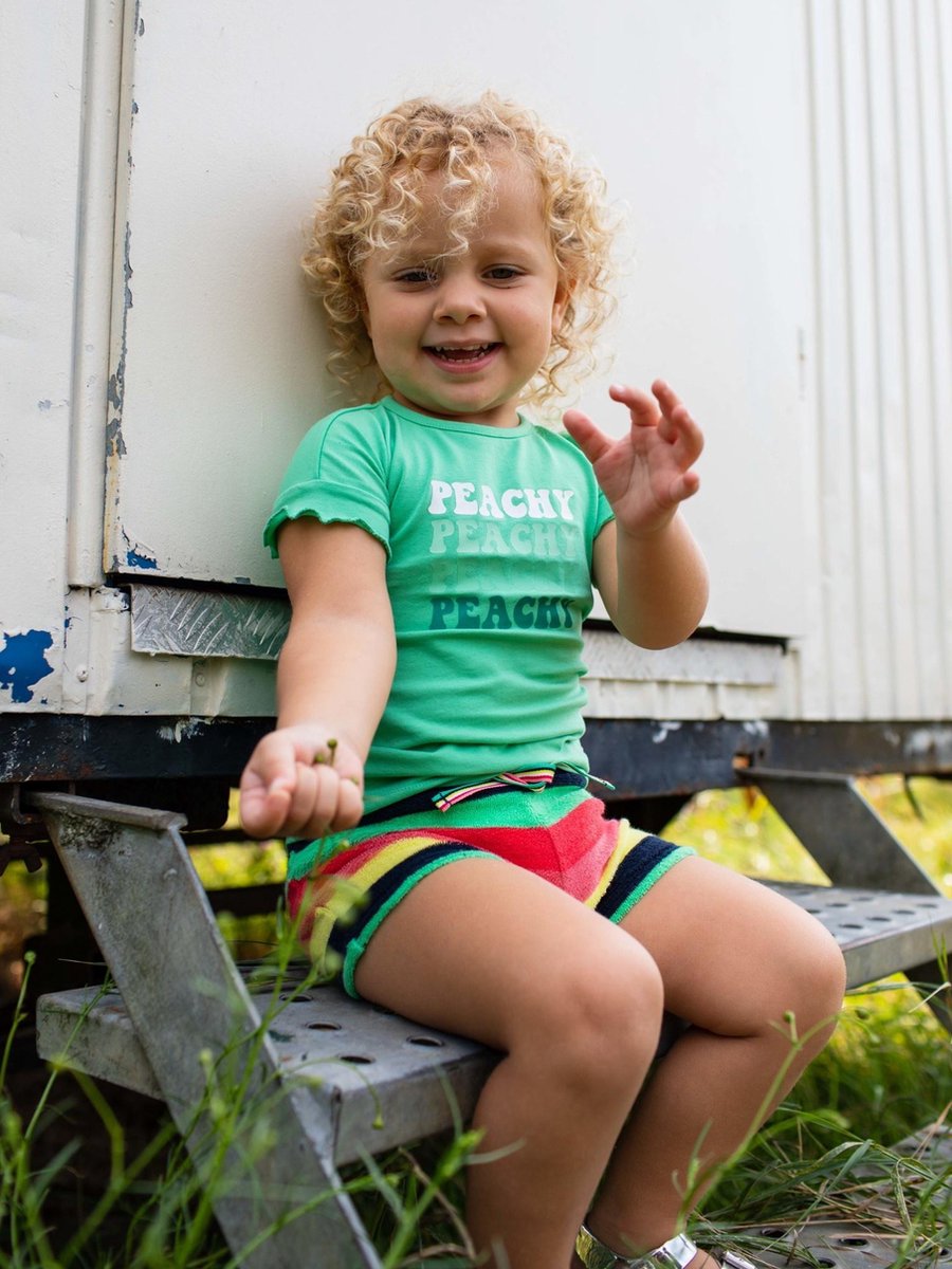 Quapi baby meisjes t-shirt Goldy Spring Green
