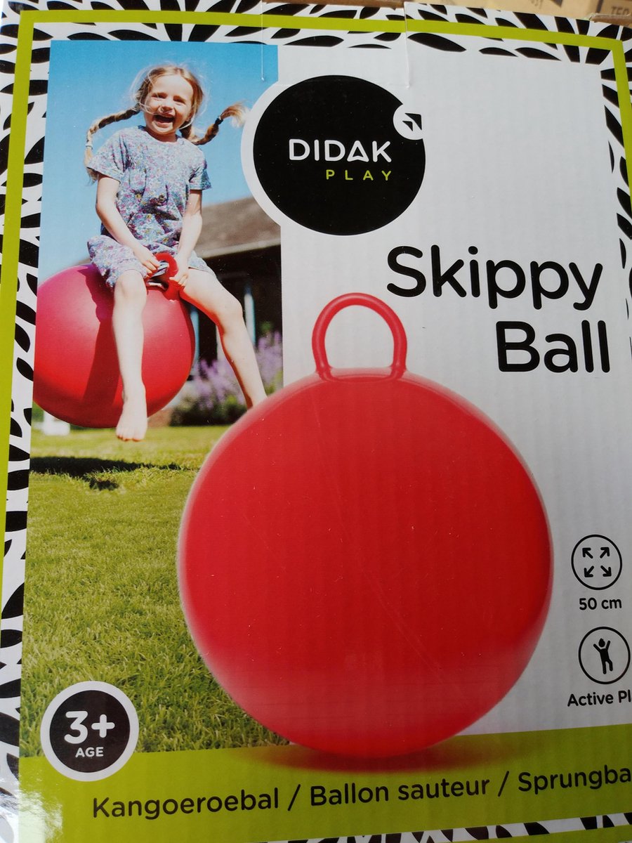 Kangoeroebal 500 - Rood - Skippy