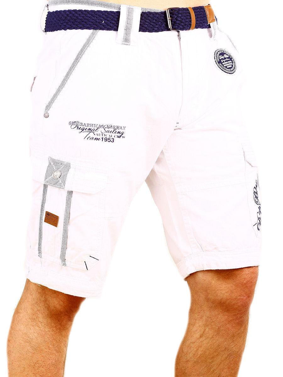 Geographical Norway Bermuda Wit Paillete - L