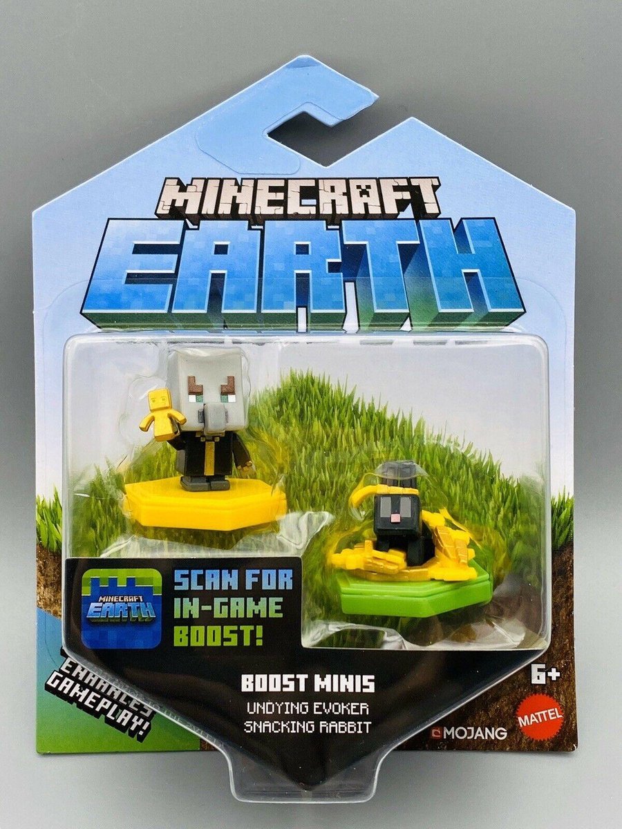 Minecraft Boost Mini Figure 2-Pack 3 Evoker + Rabbit