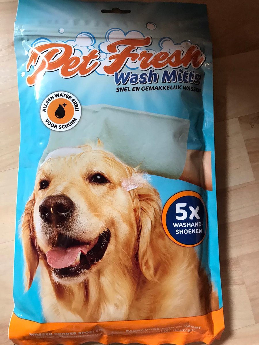 Honden washandschoenen 5 stuks