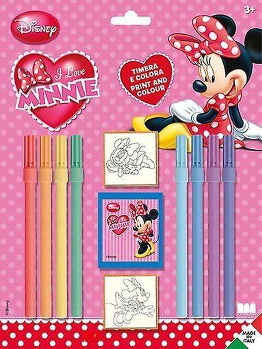 Multiprint Kleurset Minnie Mouse 11-delig