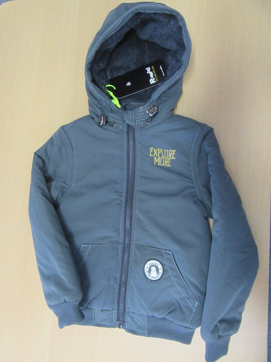 winterjas rumbl jongen kaki 6 / 7jaar  116/122 