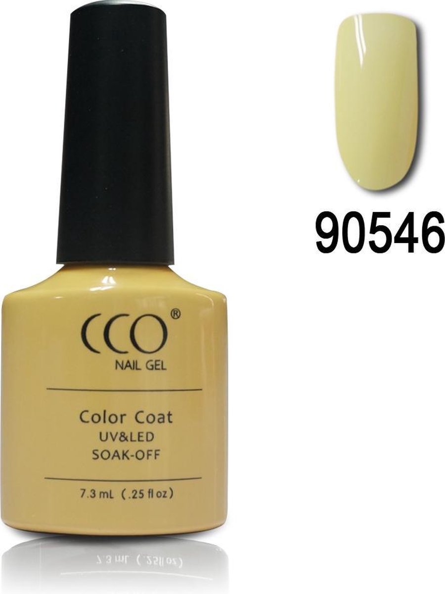CCO Shellac - Sun Bleached 90546 - Zongebleekt Pastel Geel- Gel Nagellak