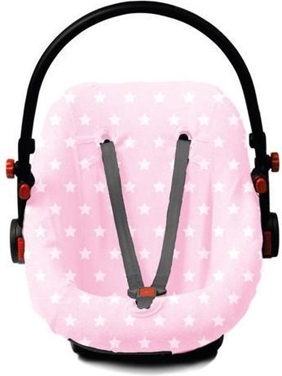 Briljant Baby autostoelhoes – groep 0+ - Thijs interlock - Roze