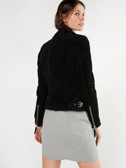 Freaky Nation tussenjas bikerprincess Zwart-M