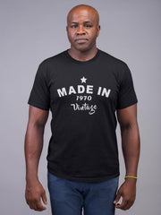 50 JAAR T-SHIRT | VERJAARDAG | Vintage Made In 1970 | Kado Cadeau Tip | Voor Mannen en Vrouwen | Unisex | Maat XL