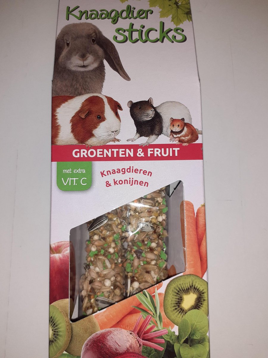ESVE Knaagdier sticks Groenten & Fruit ( 2  x 45 gram)