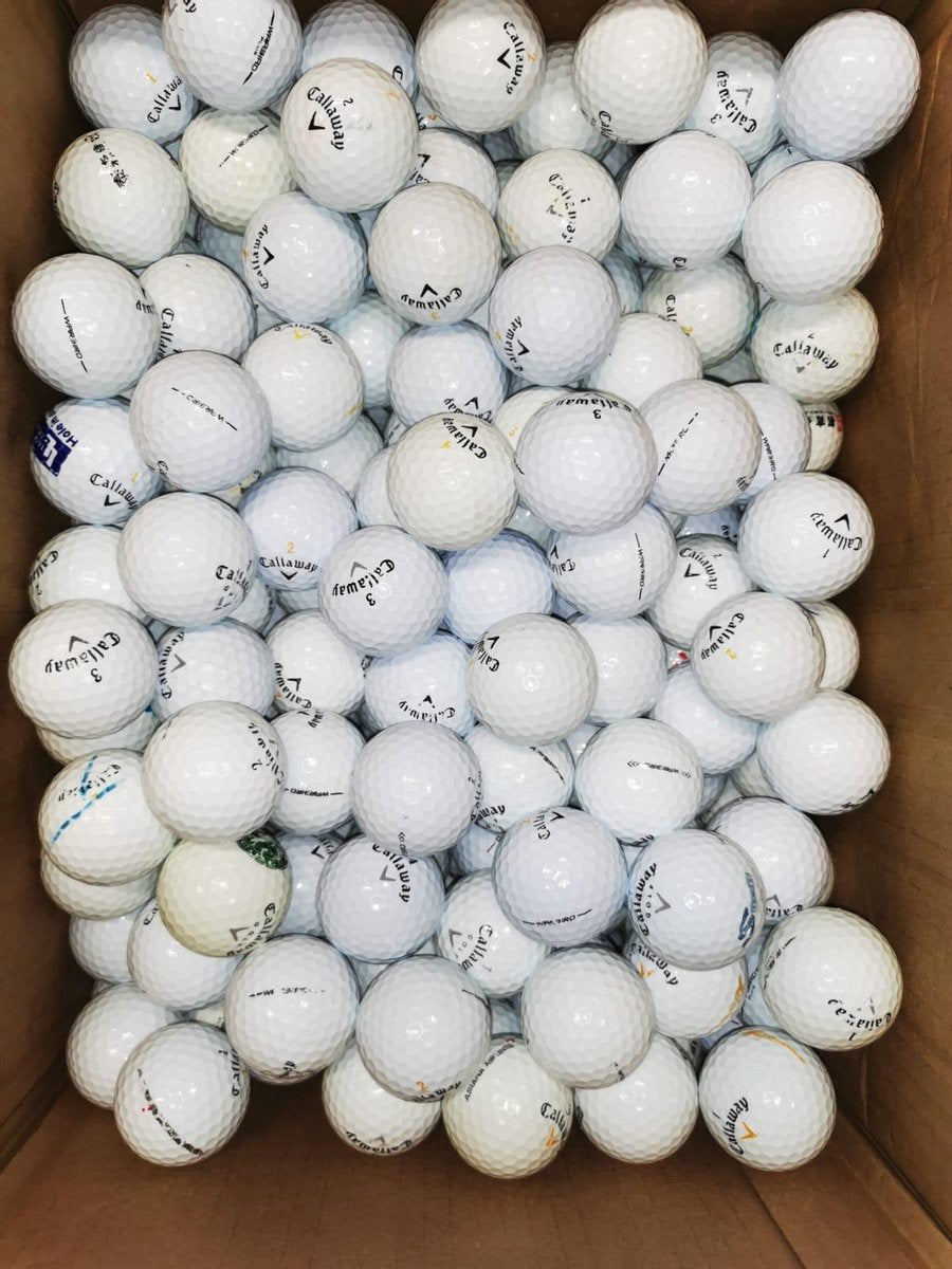 Callaway Warbird Golfballen - Callaway Golfballen - Gebruikte Golfballen - Lakeballs - Klasse AAAA - 25 Stuks