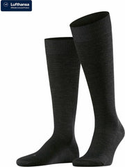 FALKE Energizing Wool Heren Steunkniekous 15530 - Grijs 3080 anthra.mel Heren - 41-42