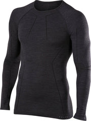 FALKE Wool Tech Longsleeved Shirt Heren 33411 - Zwart 3000 black Heren - L