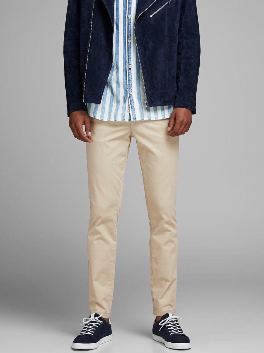 Jack & Jones - JJIMARCO JJBOWIE SA WHITE PEPPER NOOS - White Pepper - Mannen - Maat W34 X L"32