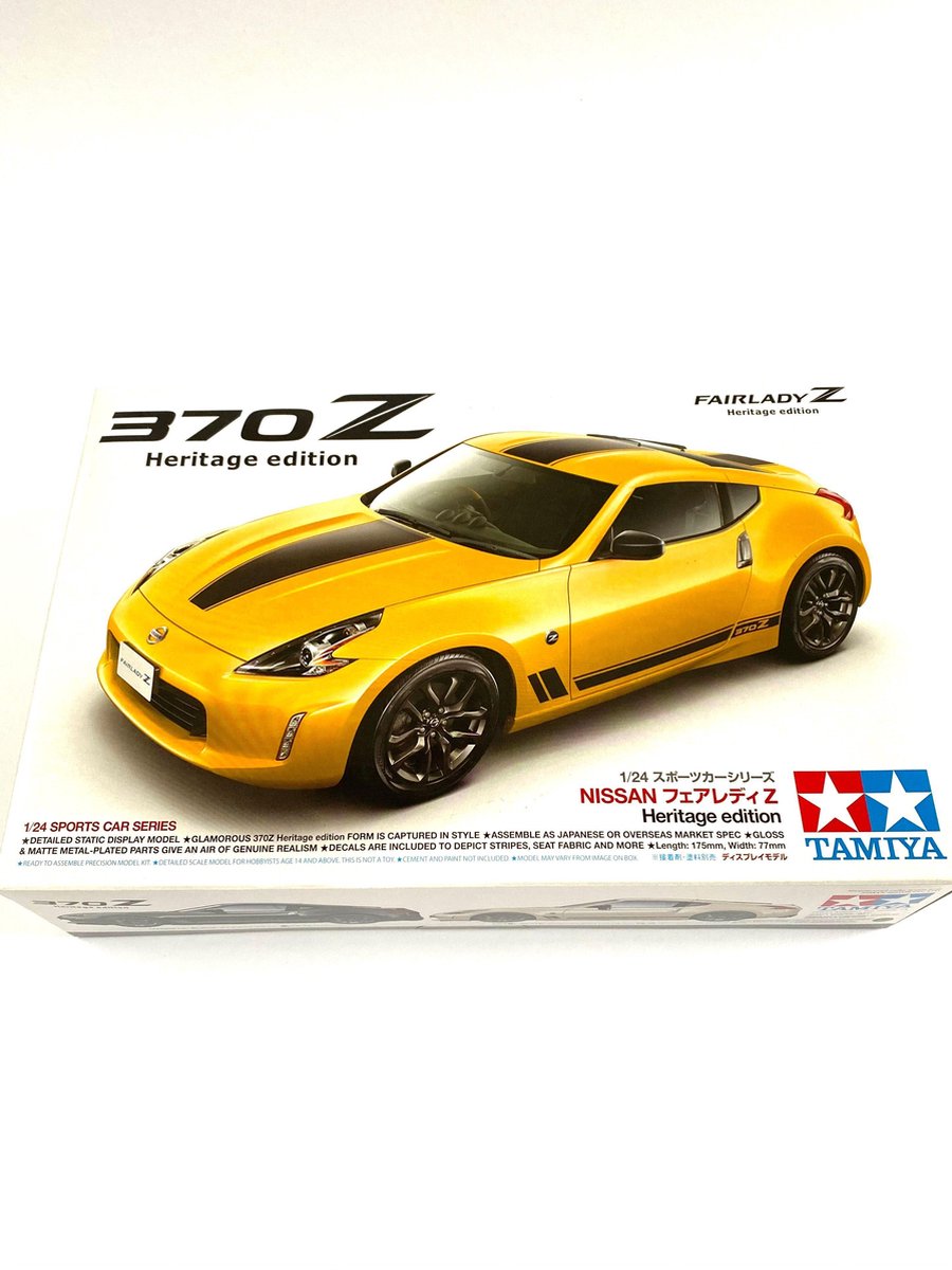 Tamiya 300024348 Nissan 370Z Heritage Edition Auto (bouwpakket) 1:24