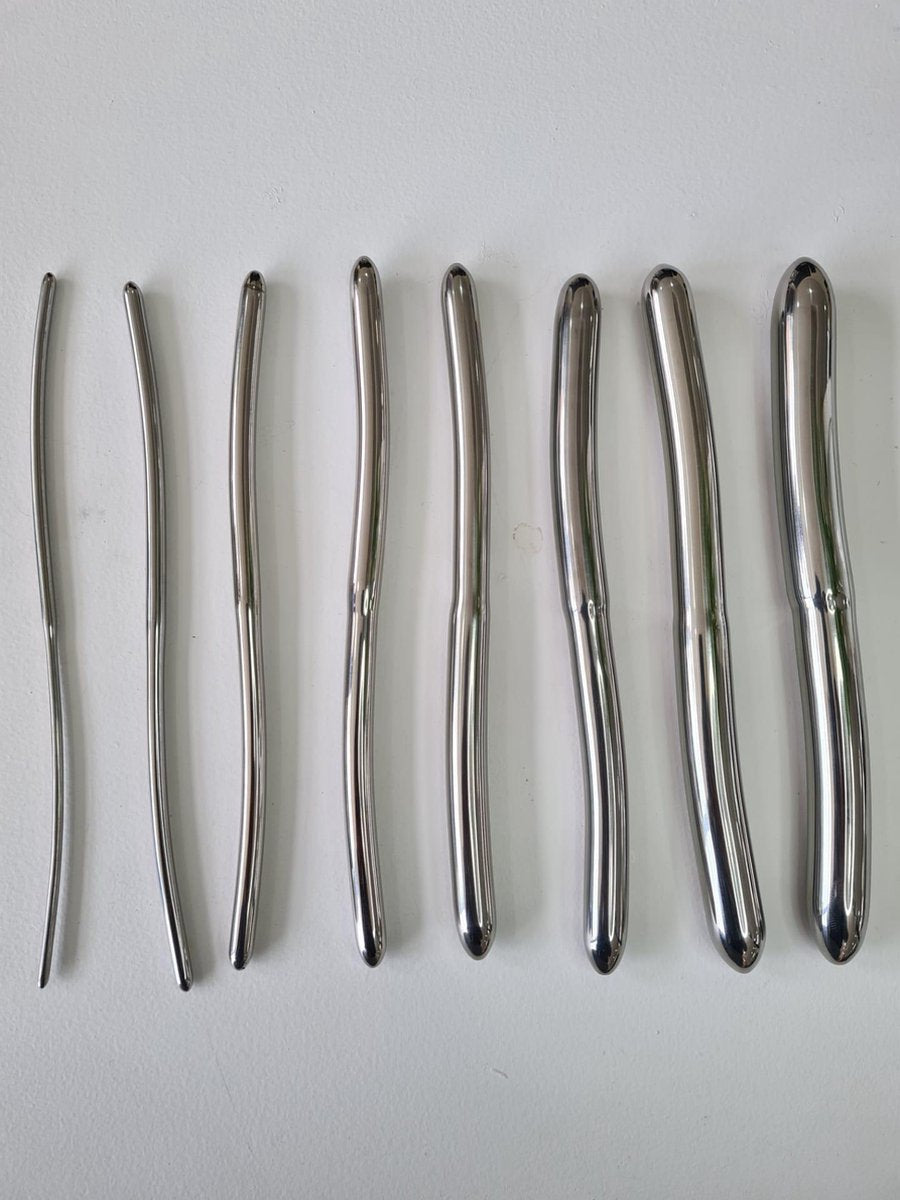 Belux Surgical /set van 8stk   Gynaecologische instrumenten / Uterusdilatator Hegar