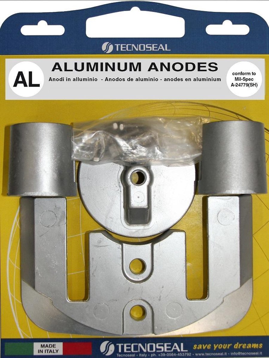 Aluminium Anode Pack - Mercury Bravo 2-3